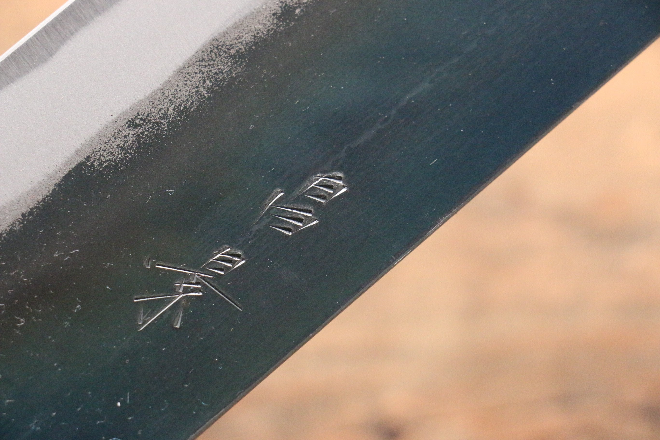 Masakage Mizu Blue Steel No.2 Nakiri Knife 170mm - Japanese Black Finished Chef Knife with American Cherry Wood Handle - Perfect for Vegetable Chopping, Slicing & Precision Kitchen Tasks
