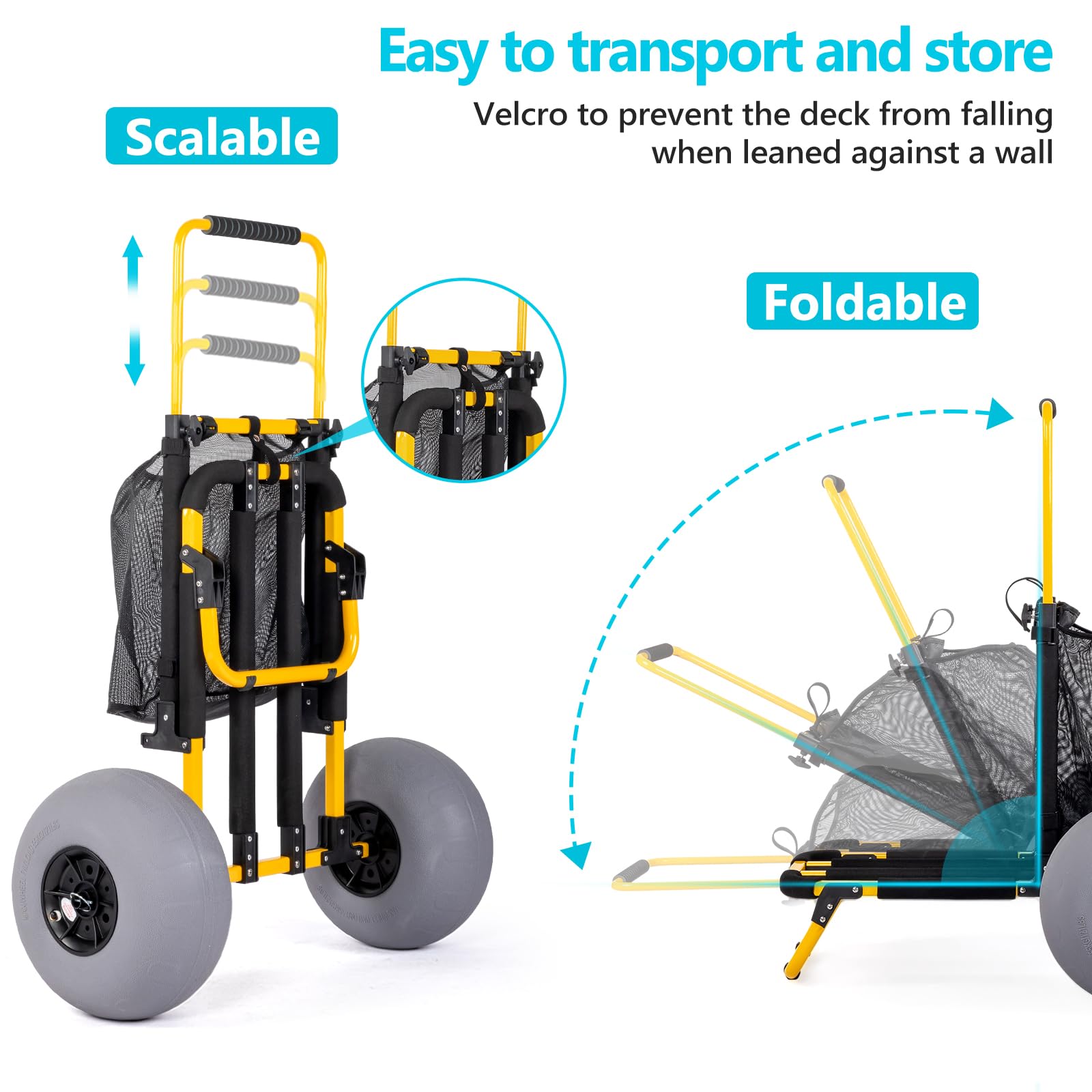 **Beach Fishing Cart with 12