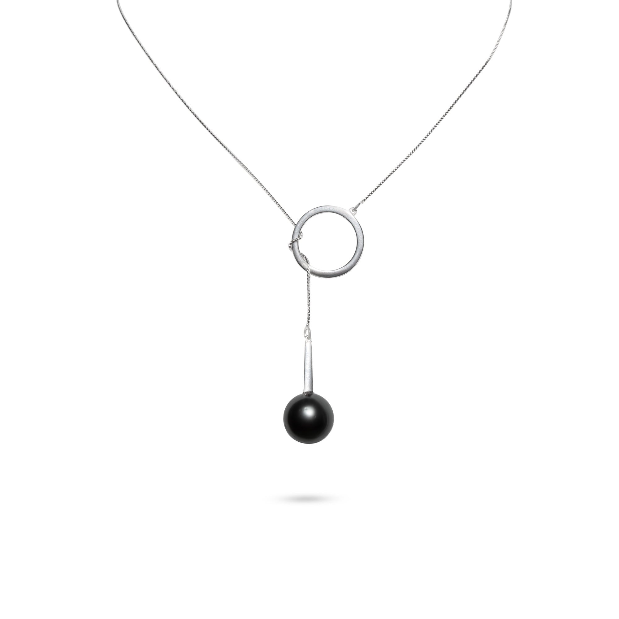 Elegant Tahitian Pearl Drop Necklace for Women - Perfect for Weddings, Parties & Special Occasions