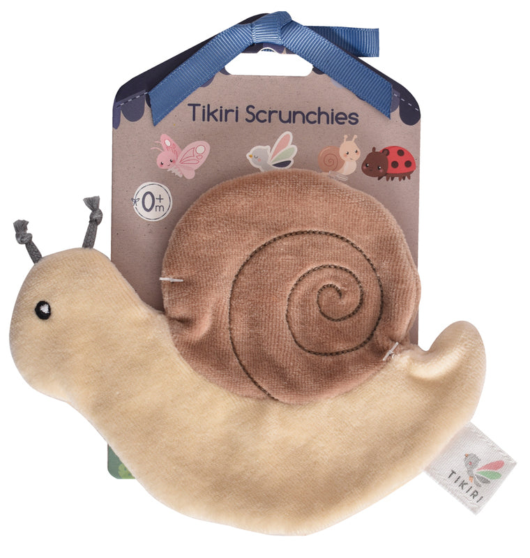 Crinkle Scrunch Sensory Toy for Kids - Soft Snail Design for Stress Relief & Autism Therapy - Perfect for Fidgeting, Anxiety Relief & Sensory Play