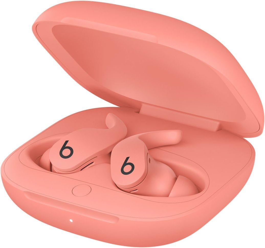 Beats Fit Pro True Wireless Noise Cancelling Earbuds - Coral Pink (Renewed) | Premium Sound Quality, Secure Fit for Workouts & Running | Perfect for Gym, Commuting & Travel