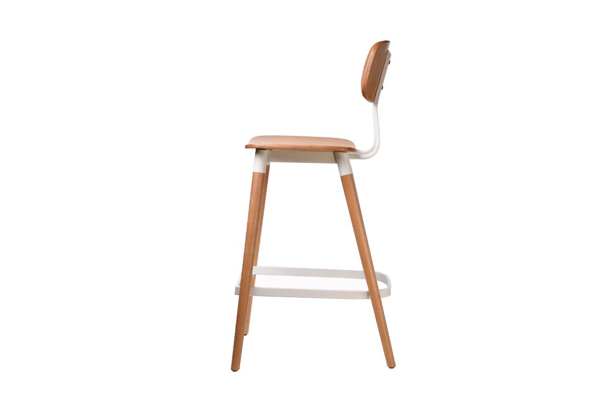 Felix Bar Stool with Plywood Seat - 740mm/29