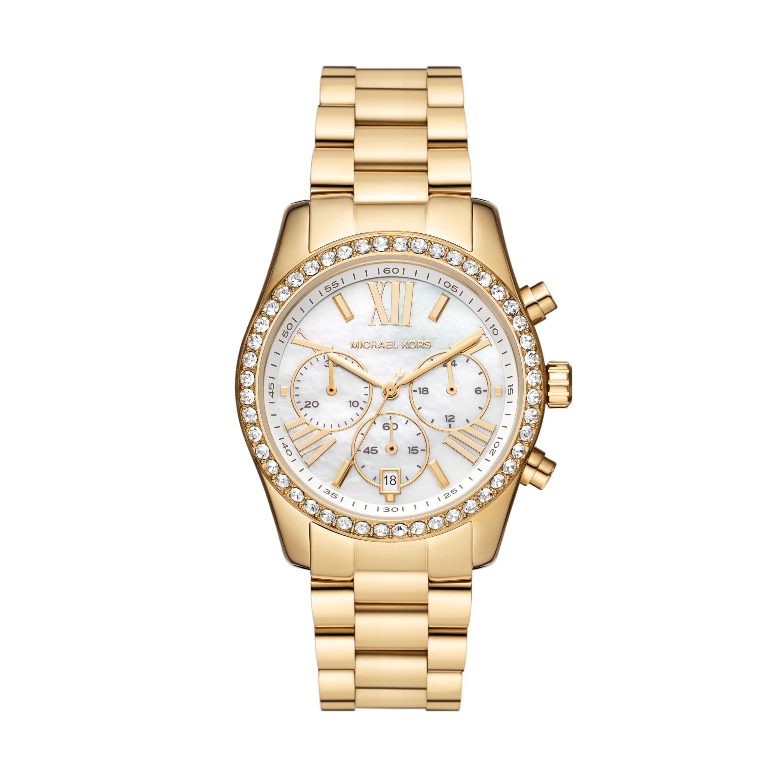 Michael Kors Lexington Women's Stainless Steel Chronograph Watch - Luxury Fashion Watch for Women | Perfect for Office, Date Night & Special Occasions