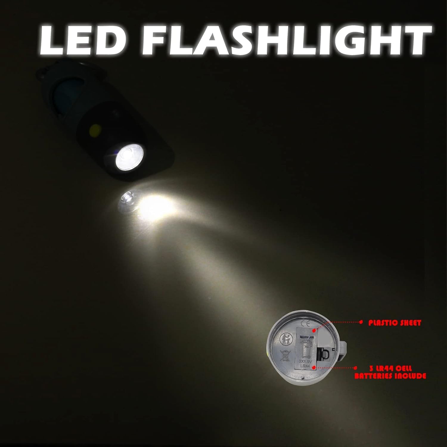 **LED Dog Poop Bag Holder & Dispenser with Flashlight - Leash Attachment for Nighttime Dog Walking (Includes 135 Waste Bags, Gray) - Perfect for Evening Walks, Park Visits & Outdoor Adventures**