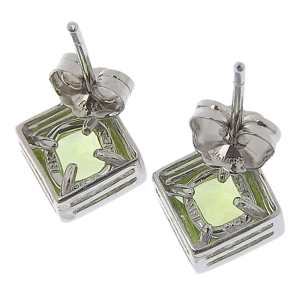 18K/14K Peridot Earrings Clip/Stud - Elegant Green Gemstone Jewelry for Women, Perfect for Weddings, Parties & Daily Wear