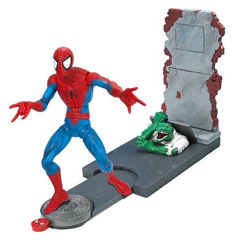 Spider-Man Action Figure 6 Inch with Shoot & Trap Feature - Toy Biz Worldwide Marvel Superhero Collectible for Kids & Adults - Perfect for Play, Display & Gifts