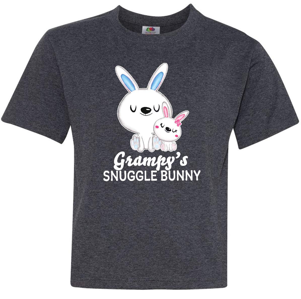 Inktastic Grampys Snuggle Bunny Easter Youth T-Shirt - Cute Bunny Graphic Tee for Kids & Toddlers - Perfect for Easter Celebrations, Family Gatherings & Spring Outfits