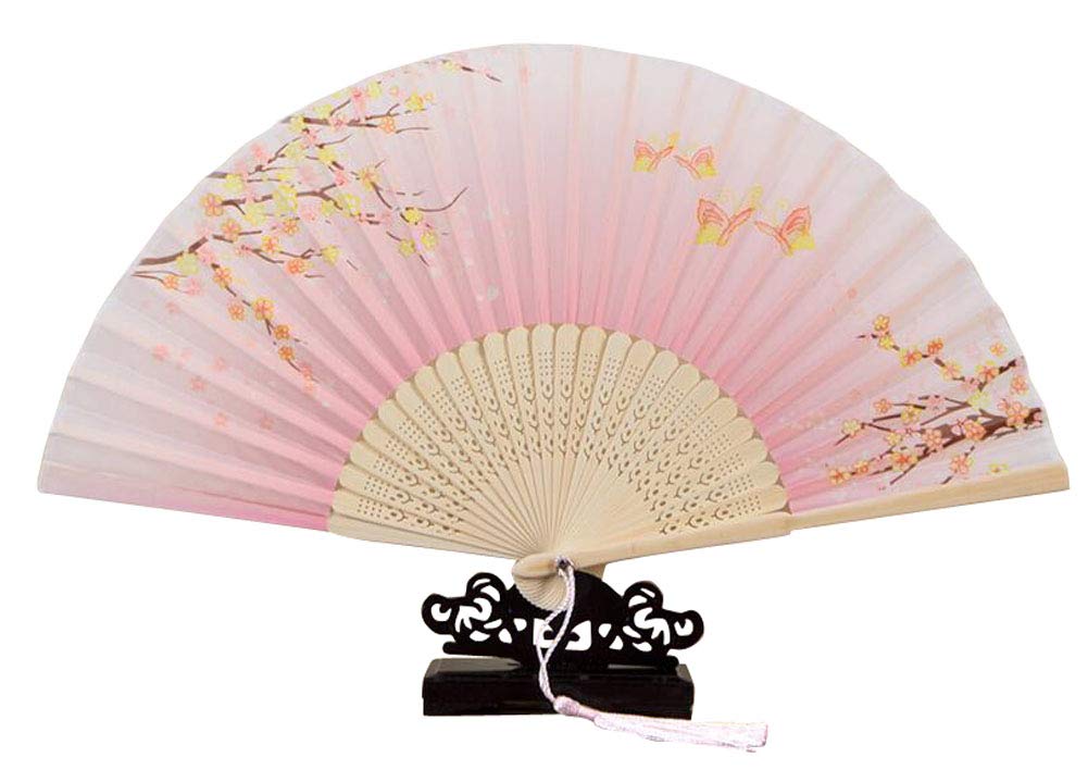 Vintage Folding Hand Fan for Women & Girls - Portable Summer Cooling Fan with Classic Design - Perfect for Outdoor, Travel, and Hot Weather Use