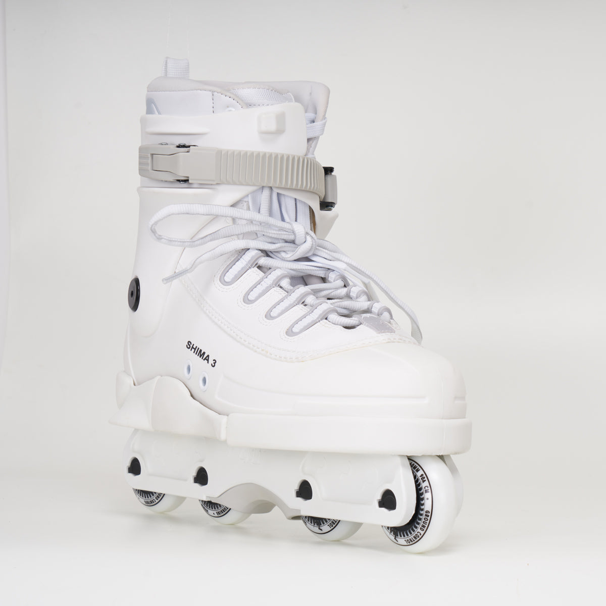 Shima 3 White Inline Skates for Men & Women - High-Performance Rollerblades for Fitness, Outdoor & Indoor Skating