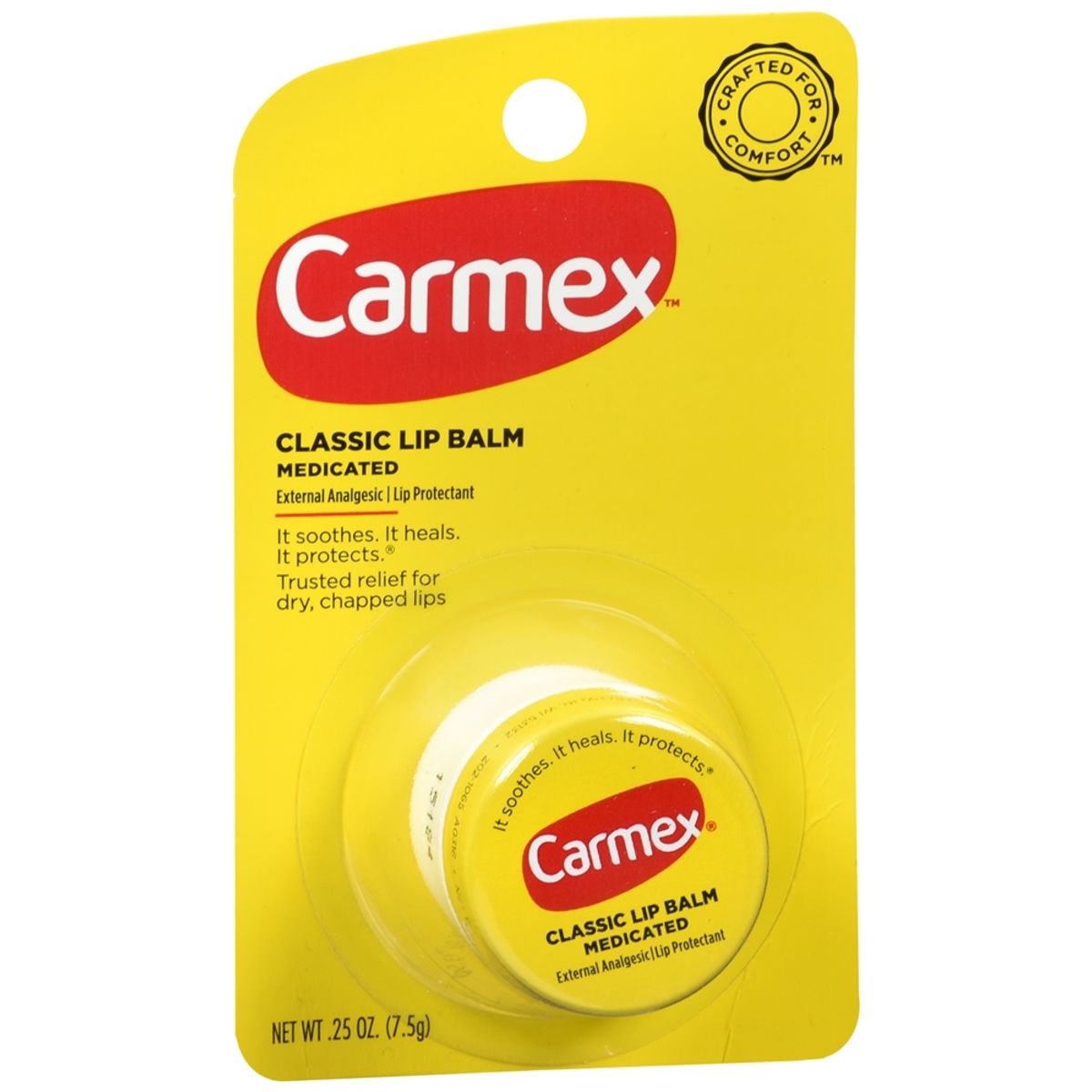 CARMEX Classic Lip Balm - Moisturizing & Soothing Lip Care for Dry, Chapped Lips - Perfect for Winter, Travel & Daily Use