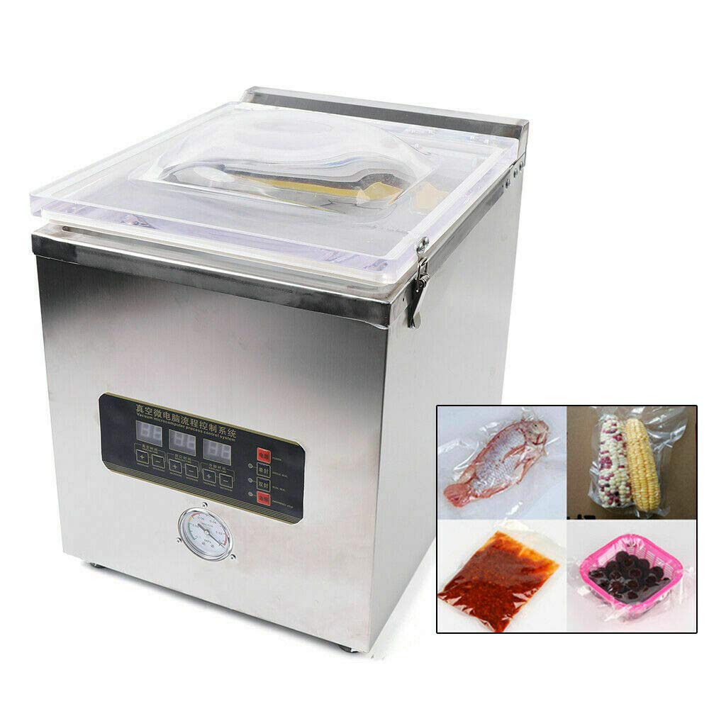 Commercial 2L Digital Desktop Chamber Vacuum Sealer Machine - ZK-260 for Food Fresh Packing & Preservation | Perfect for Restaurants, Butcher Shops, Meal Prep & Home Kitchen Storage