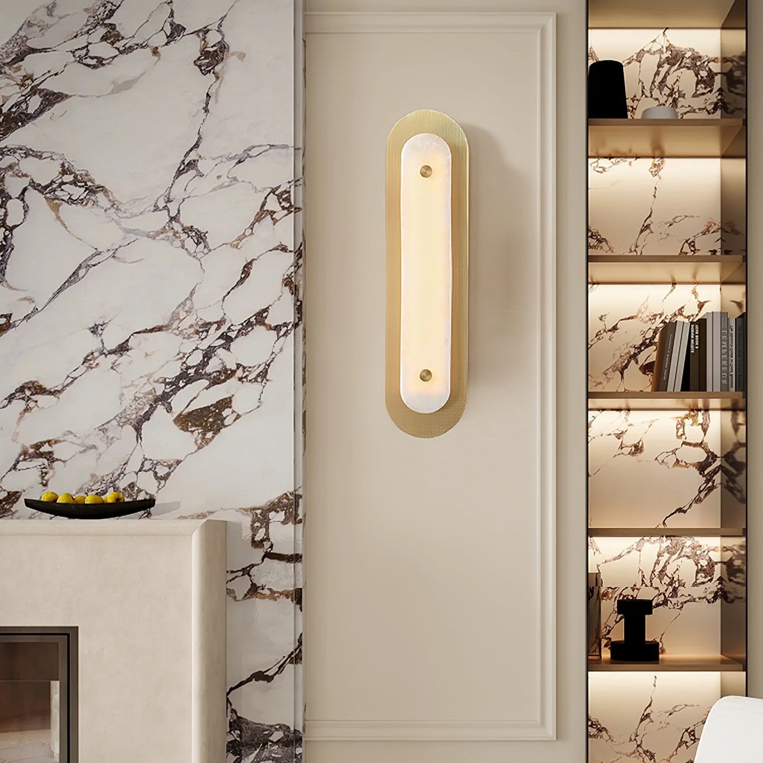 Asher Horizon Modern Wall Lamp - Sleek LED Sconce Light for Bedroom, Living Room & Hallway - Energy Efficient Indoor Lighting Fixture for Home Decor