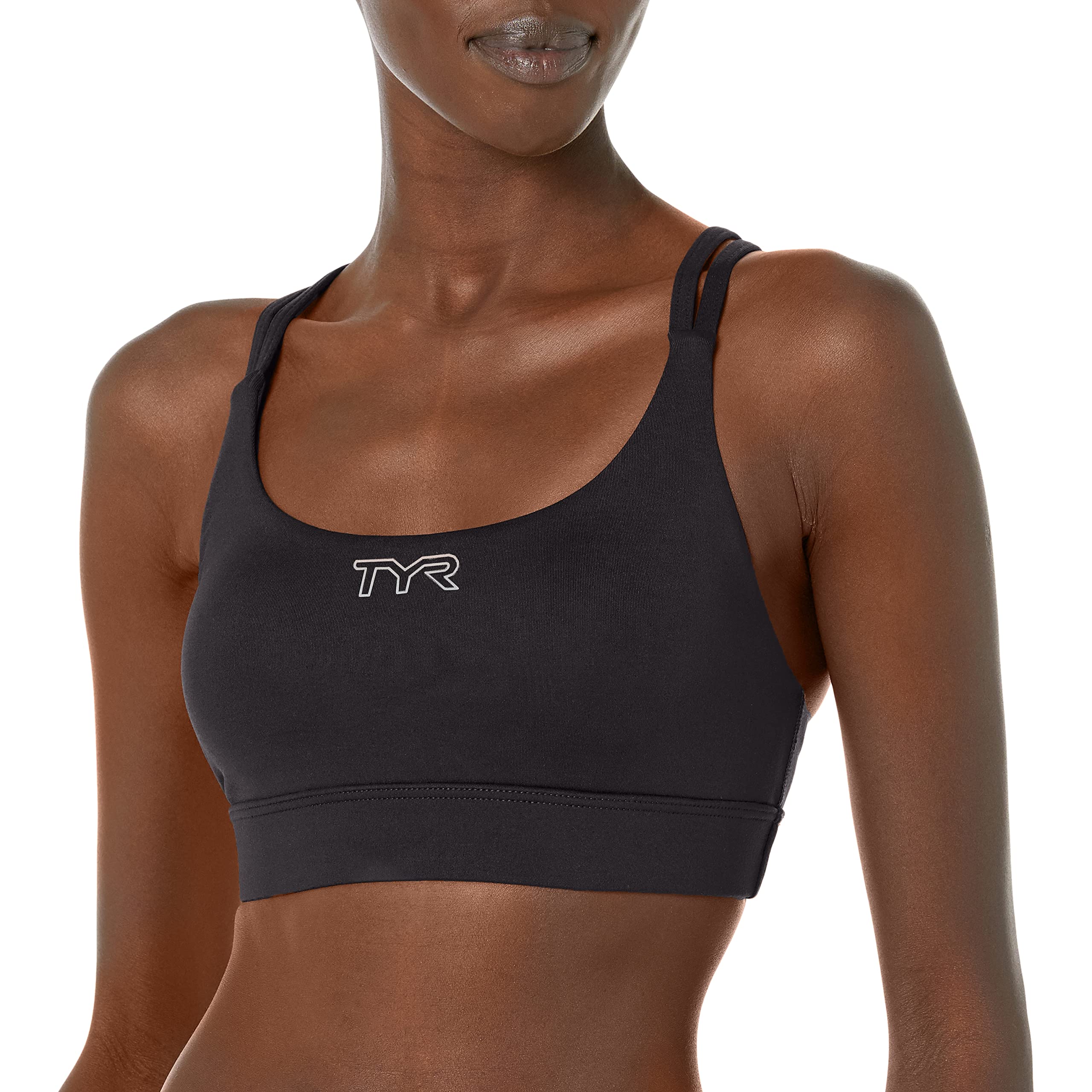 TYR Women's Dual Strap High Impact Sports Bra - Supportive Workout Top for Running, Yoga & Gym - Moisture Wicking Activewear for Women