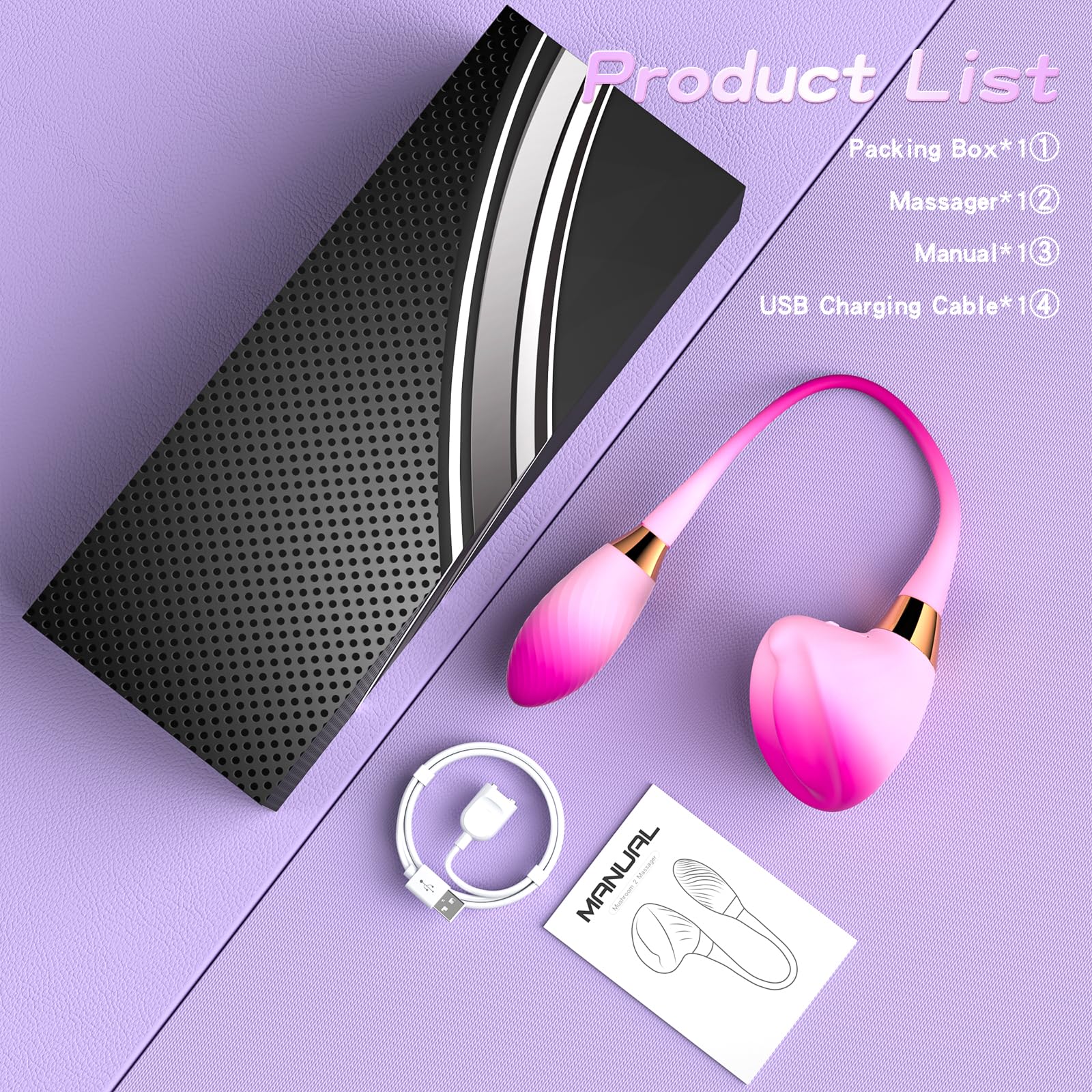 Premium Bullet Vibrator for Women - 10 Powerful Vibration Modes & Dual Motor Clitoral/G-Spot Stimulator - Rechargeable Waterproof Egg Vibrator for Couples Play, Solo Pleasure & Sensual Massage