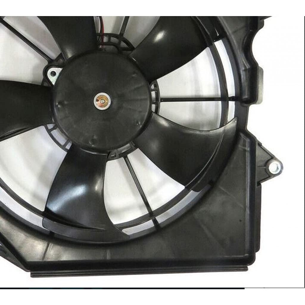 Honda Accord Radiator A/C Cooling Fan Assembly Replacement for 2018-2019 Models - Compatible with HO3115172 & 19015-6A0-A01 - Perfect for Engine Cooling and A/C System Maintenance