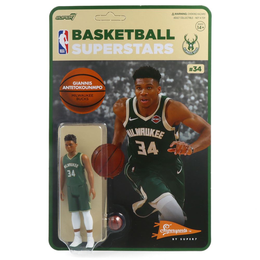 Giannis Antetokounmpo Milwaukee Bucks NBA Action Figure - Collectible Basketball Player Toy for Fans & Gift for Sports Enthusiasts - Perfect for Display, Play & Memorabilia Collection