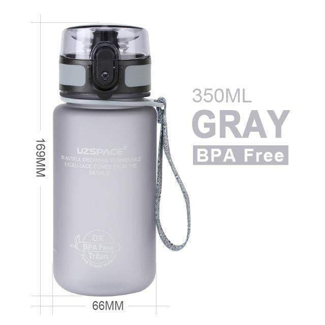UZSPACE 350ml Kids Sports Water Bottle - BPA Free, Eco-Friendly, Leak Proof Plastic Water Bottle for School, Hiking, Travel & Outdoor Activities