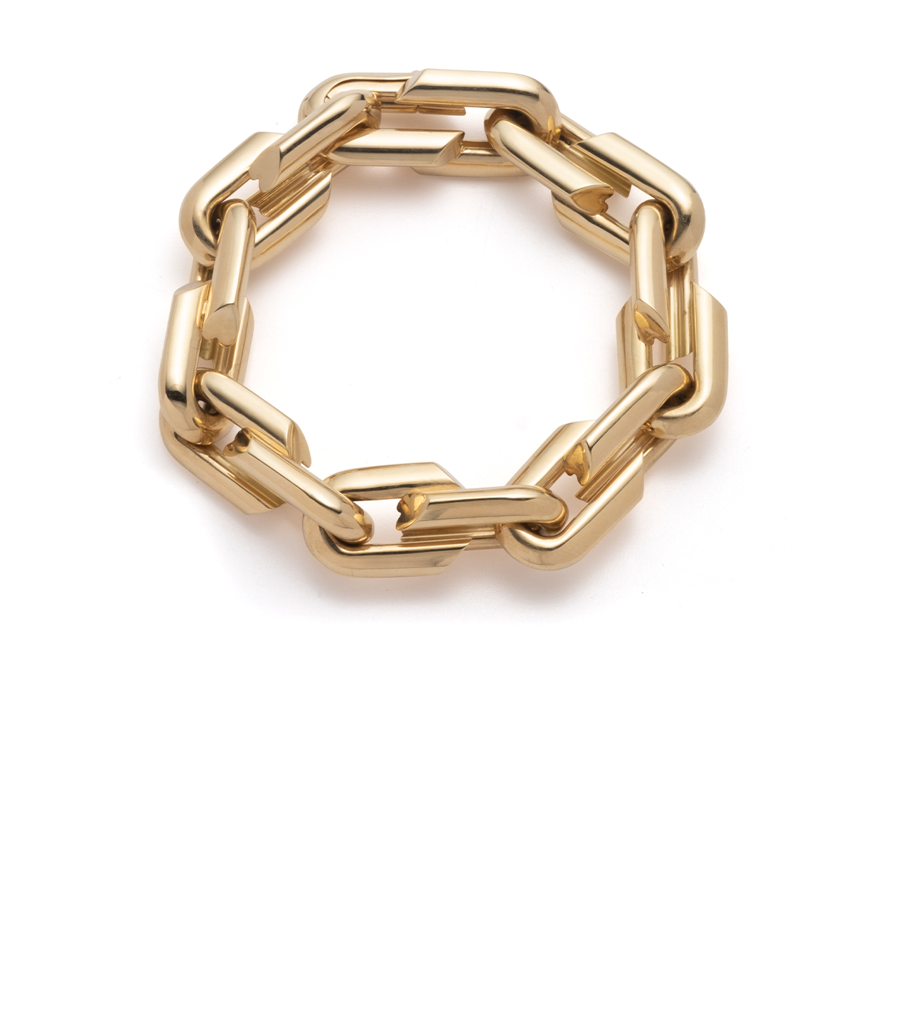Oversized Strong Hearts Love Link Bracelet for Women - Trendy Couple Friendship Jewelry Gift for Valentine's Day, Anniversary & Everyday Wear