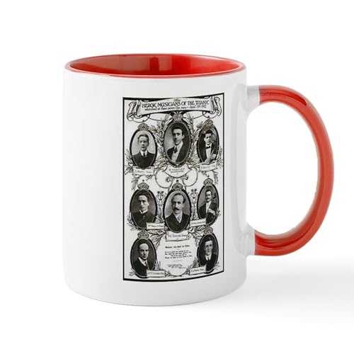 White/Red Inside - The Courageous Titanic Band Mug