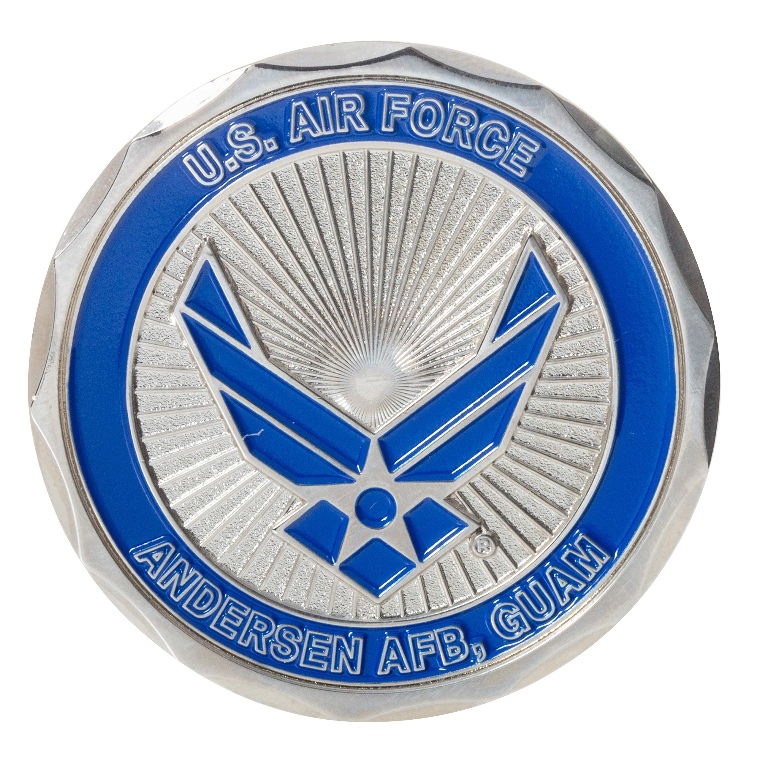 USAF Guam Anderson Air Force Base Challenge Coin - Commemorative Military Collectible for Veterans & Enthusiasts | Perfect for Gifts, Display & Collections
