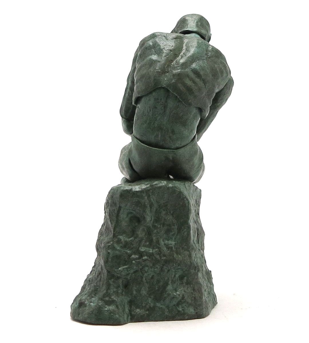 Figma Le Penseur Bronze Statue - Table Museum Collection - Classic Thinker Sculpture for Home Office Decor, Bookshelf Display & Gift Idea