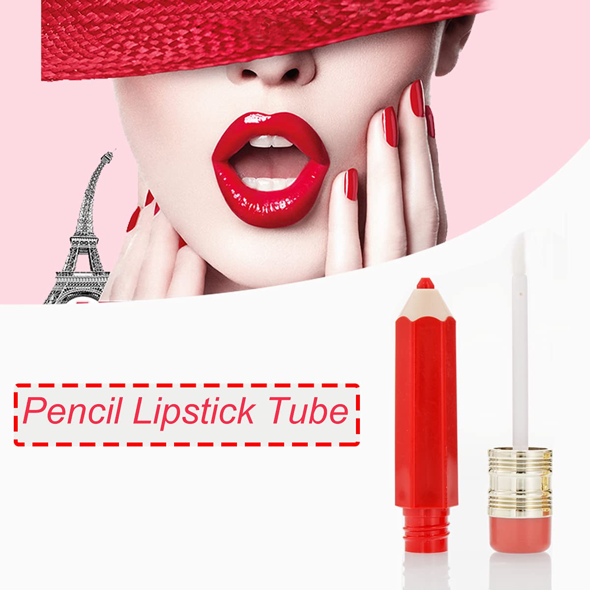 22 Pcs 5ml Clear Refillable Lip Gloss Tubes - Empty Lip Balm Containers for DIY Cosmetics | Perfect for Women & Girls Makeup, Travel & Gift Packaging