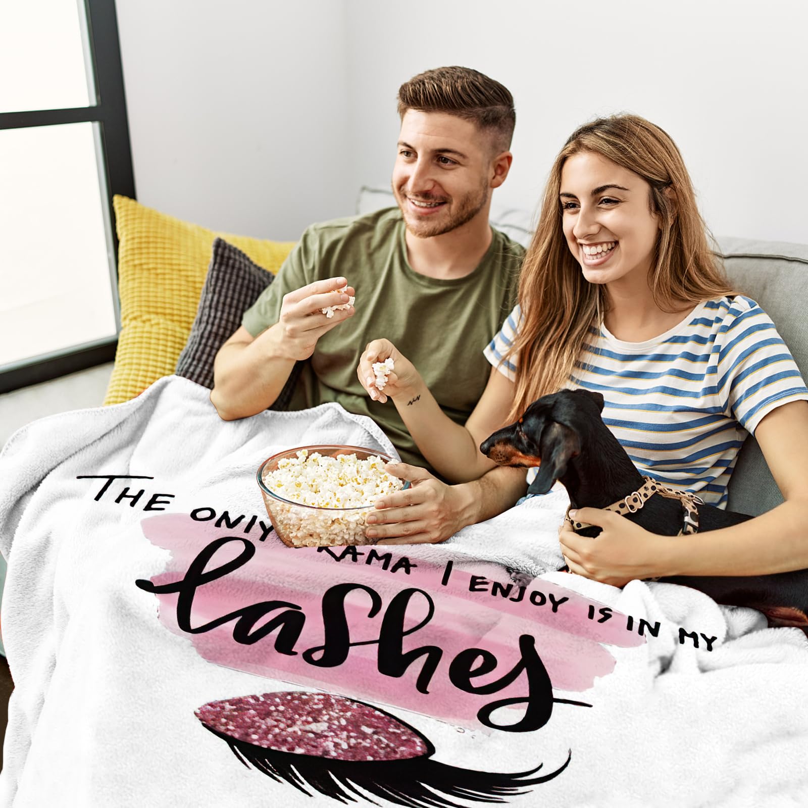 Pink Lash Blanket for Lash Bed & Couch - 50