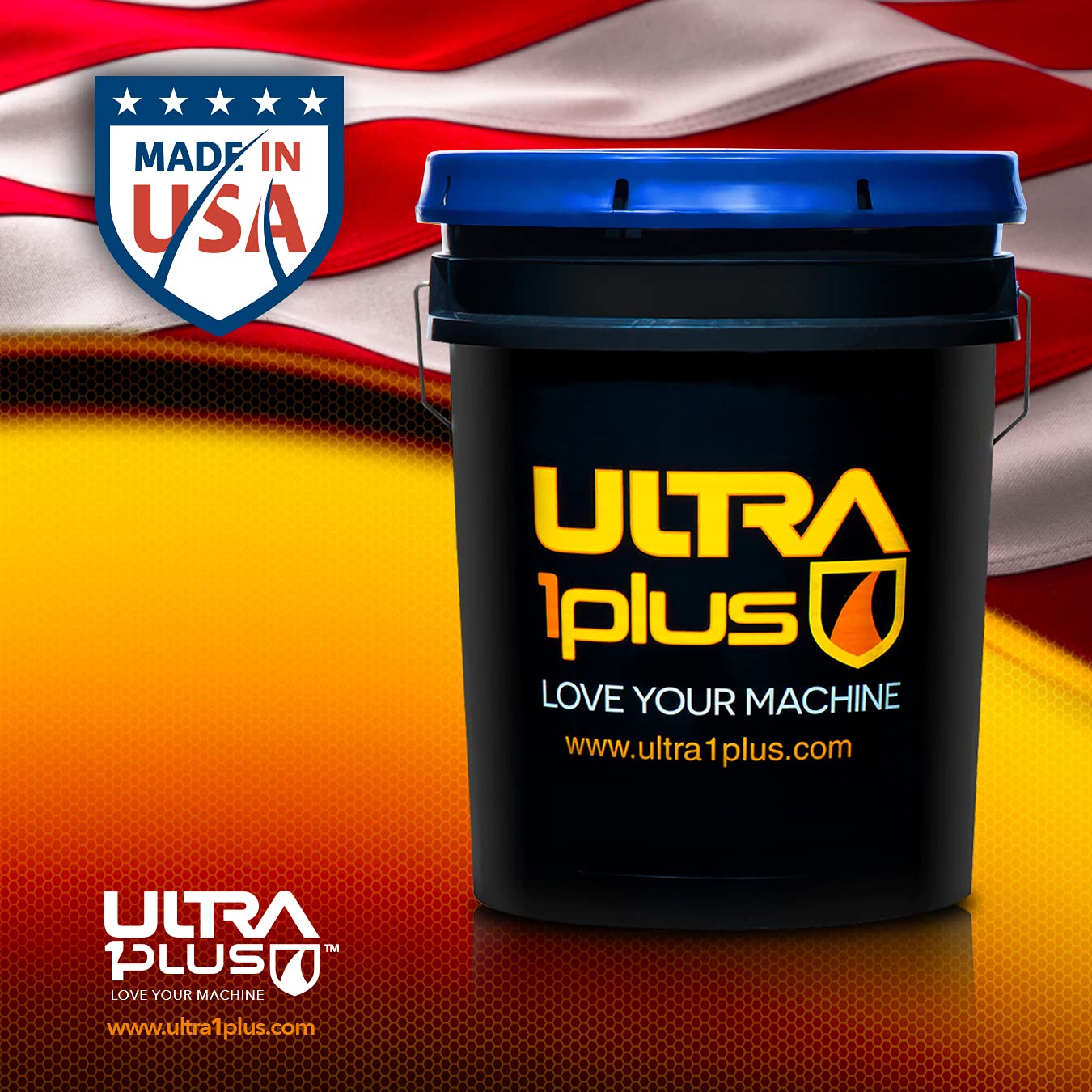 Ultra1Plus™ SAE 50 Heavy-Duty Conventional Motor Oil - API CF Certified - 5 Gallon Pail for Diesel Engines, Trucks & Heavy Equipment