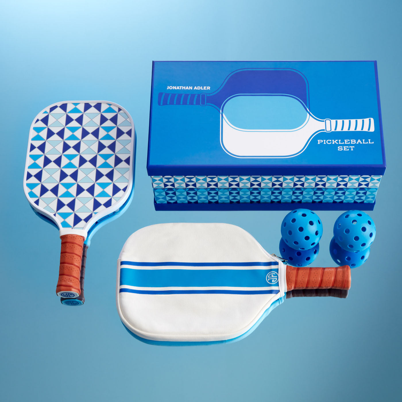 Sorrento Premium Pickleball Paddle Set with 4 Balls & Carry Bag - Professional Pickleball Equipment for Outdoor & Indoor Play - Perfect for Backyard, Park, and Court Games