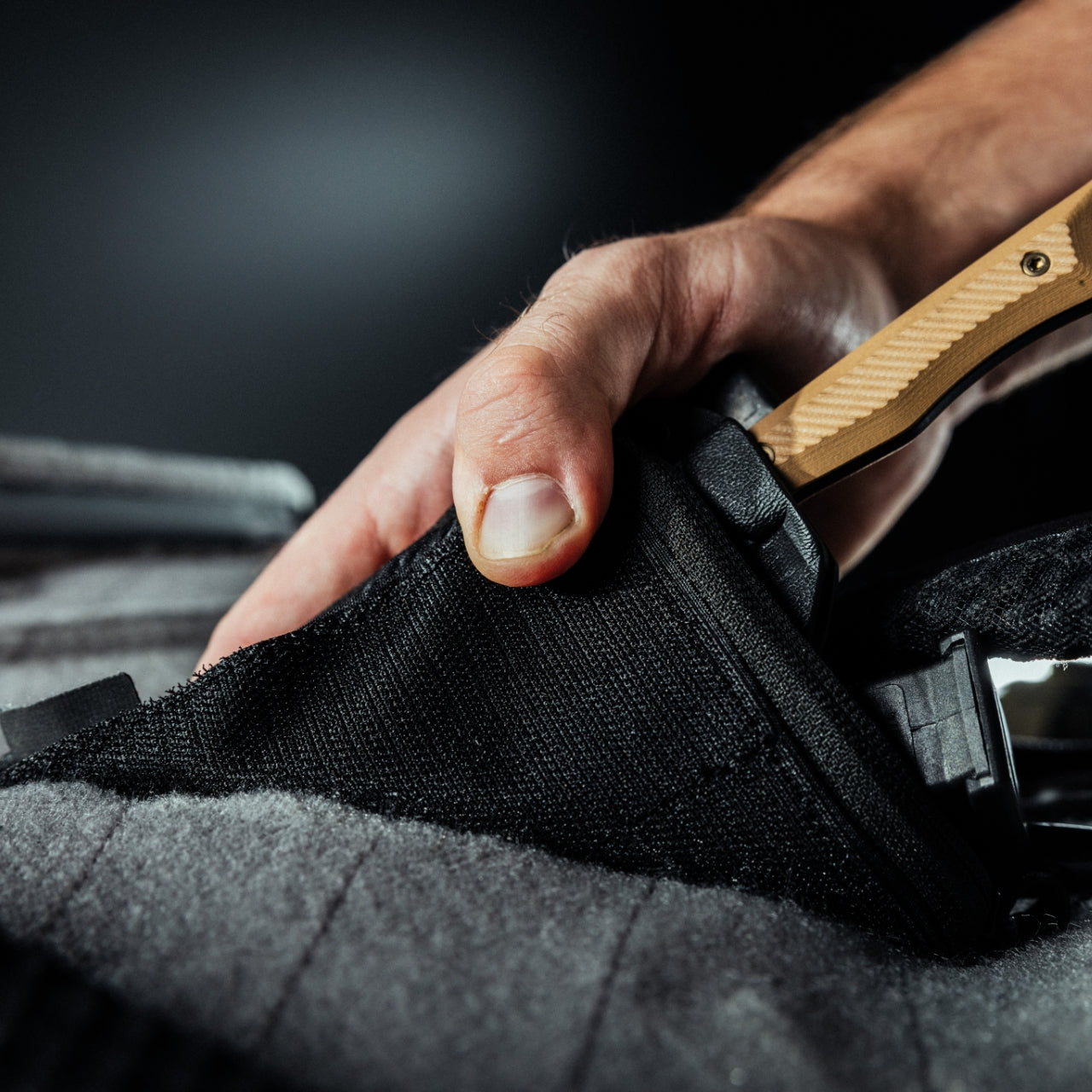 Eberlestock Fade Admin Pouch - MOLLE Compatible Tactical Waist Pack with 2 Inch Pockets for Hiking, Hunting & Outdoor Adventures