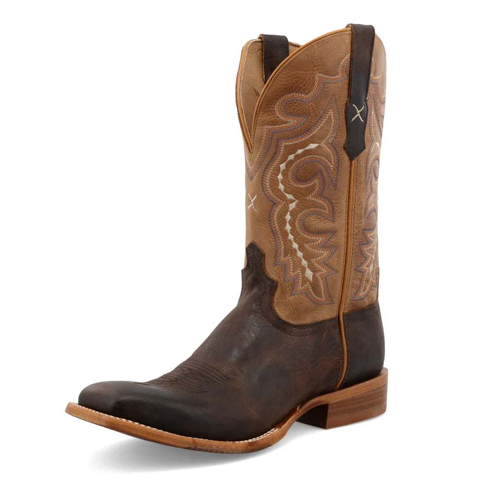 Men's 12 Rancher Boots - Durable Leather Work Boots for Men | Comfortable & Stylish Cowboy Boots for Outdoor Work, Hiking & Western Fashion