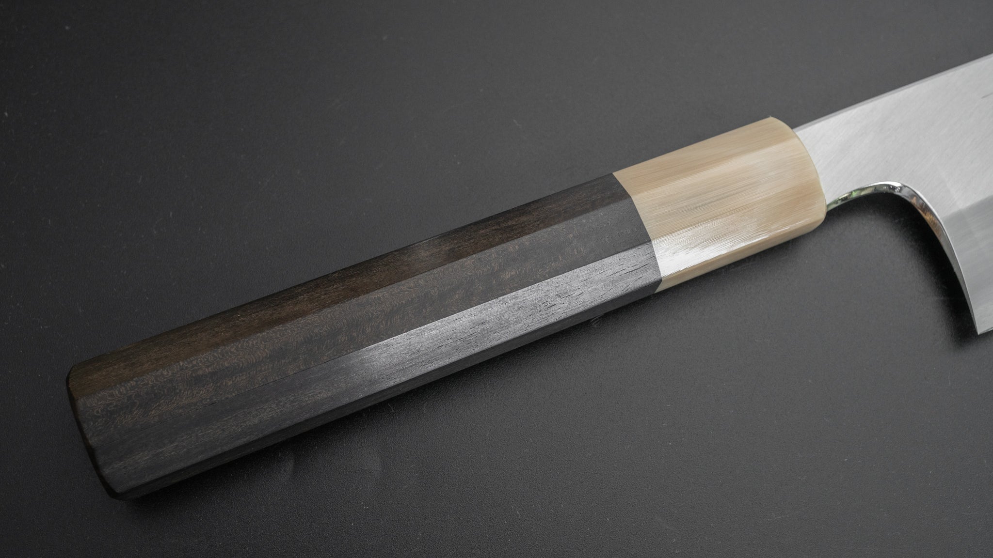 Hitohira Togashi White #1 Stainless Clad Migaki Kiritsuke Gyuto 240mm Japanese Chef Knife with Taihei Ebony Handle - Perfect for Sushi, Sashimi & Precision Cutting