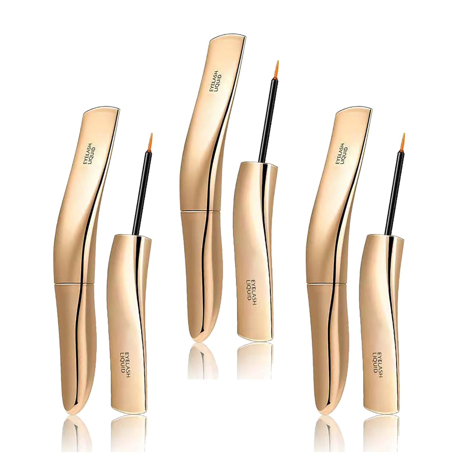 Eyelash Growth Serum - 3PCS for Longer, Thicker & Stronger Lashes | Natural Lash Enhancer | Vegan & Cruelty-Free | Perfect for Daily Use & Special Occasions