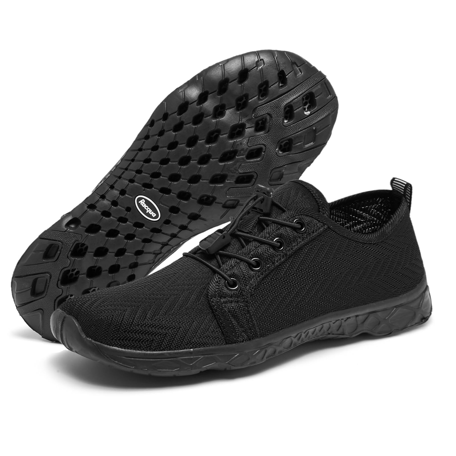Racqua Unisex Breathable Mesh Water Shoes for Men & Women - Perfect for Beach, Pool, Swimming & Water Sports