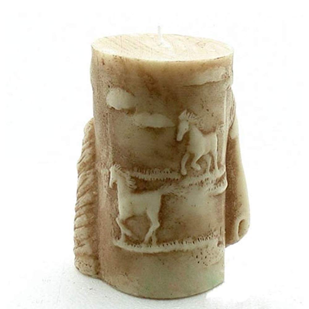 DIY 3D Horse Silicone Candle Mold - Animal Wax Molds for Scented Candles, Resin, Epoxy & Gypsum Crafts - Perfect for Candle Making, Home Decor & DIY Gifts