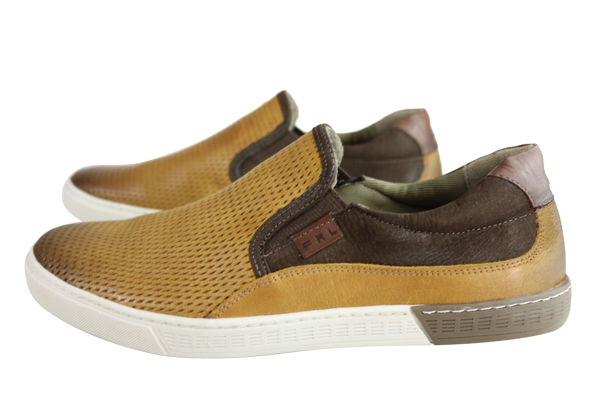 Ferricelli Kelvin Men's Leather Slip-On Casual Loafers - Handmade in Brazil - Perfect for Business Casual, Office & Weekend Wear