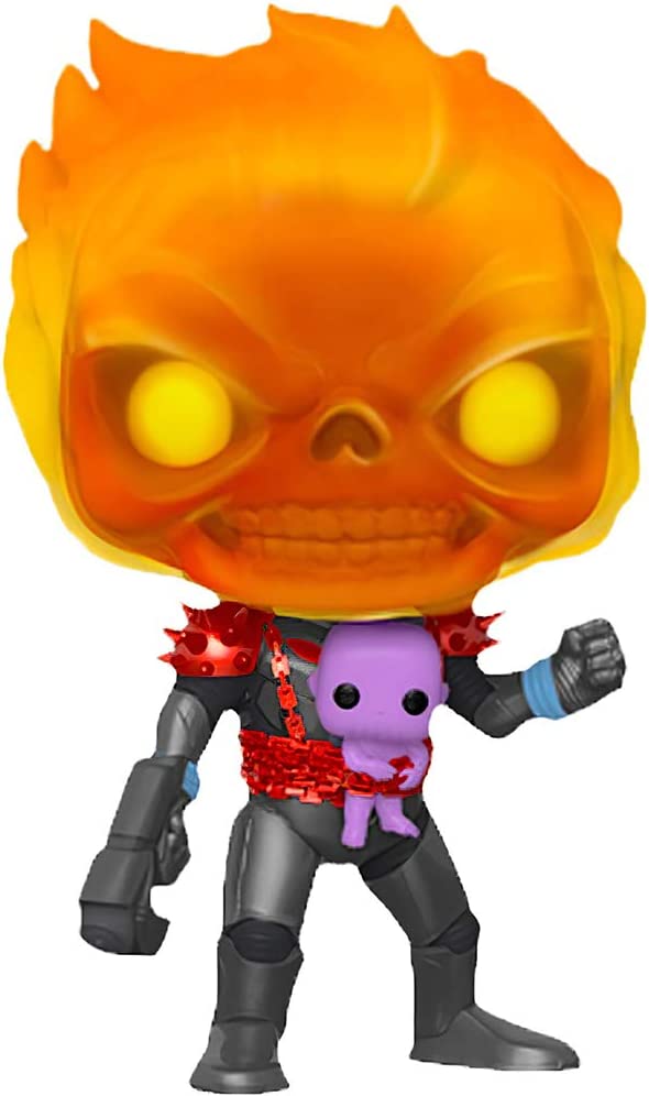 Funko Pop! Vinyl Figure #518 - Cosmic Ghost Rider (LA Comic Con Exclusive, Vaulted) | Collectible Marvel Superhero Toy for Display & Gifts
