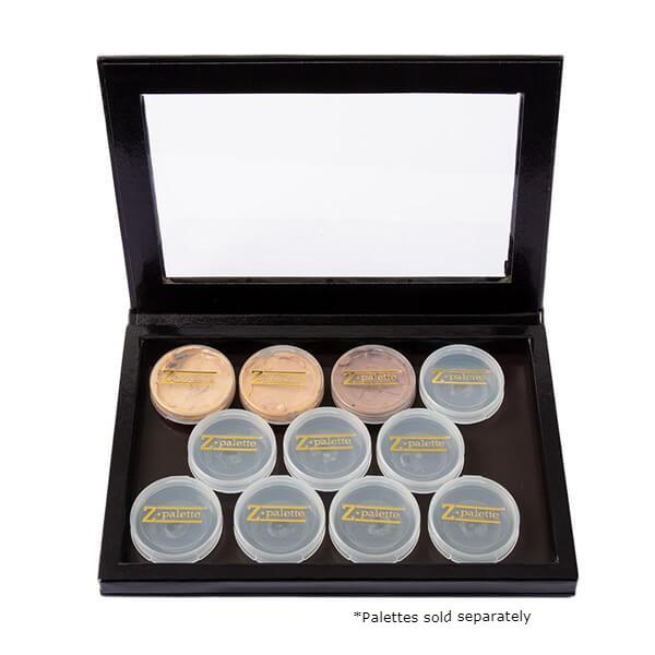 Z Palette Travel Jars 6 Pack (Medium) - Portable Empty Makeup Containers for Eyeshadow, Lipstick & Cosmetics - Perfect for Travel, Professional Makeup Artists & Home Organization