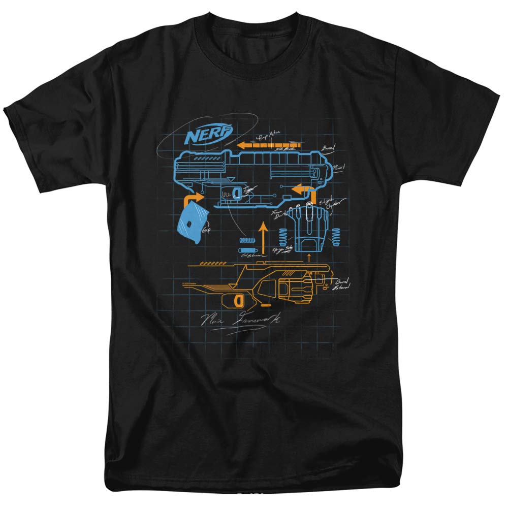 Nerf Deconstructed Nerf Gun T-Shirt - Unisex Graphic Tee for Men & Women | Casual Gaming Apparel for Nerf Fans & Gamers