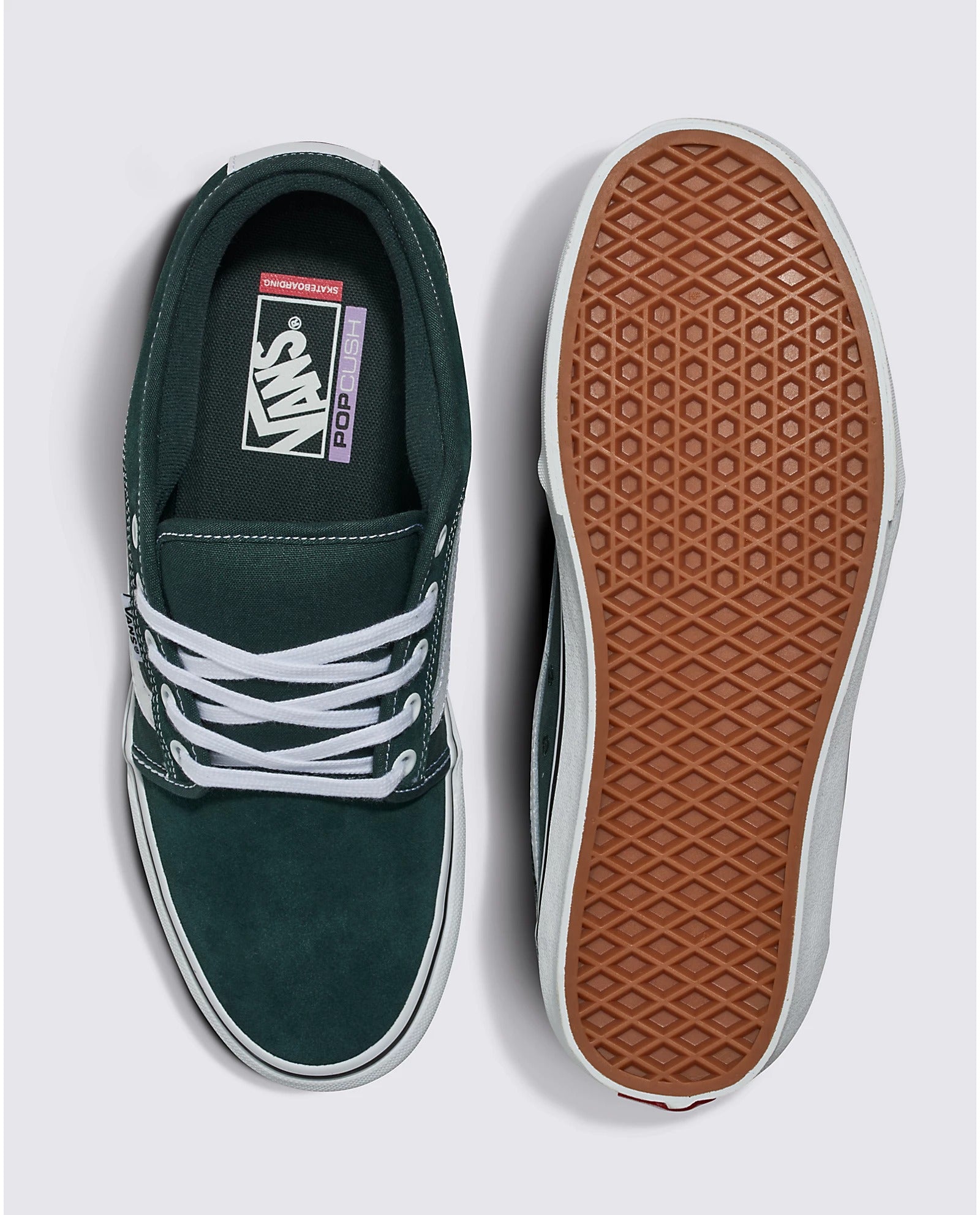 Skate Chukka Low Sidestripe Shoes - Men's Casual Skate Sneakers with Side Stripes | Perfect for Skateboarding & Streetwear Fashion