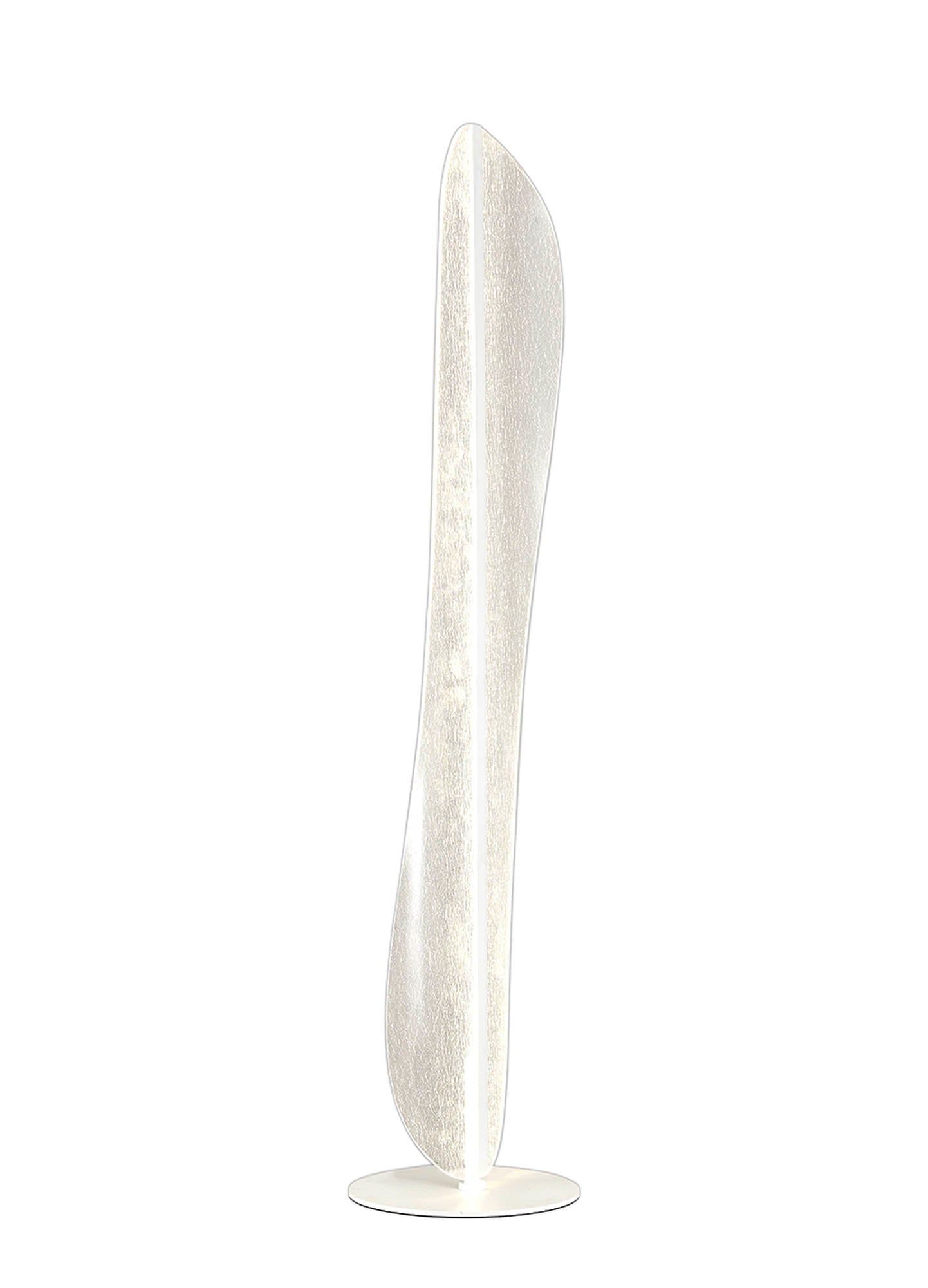Bianca Modern LED Floor Lamp - Small & Large Size, White Finish for Living Room, Bedroom, or Office Lighting
