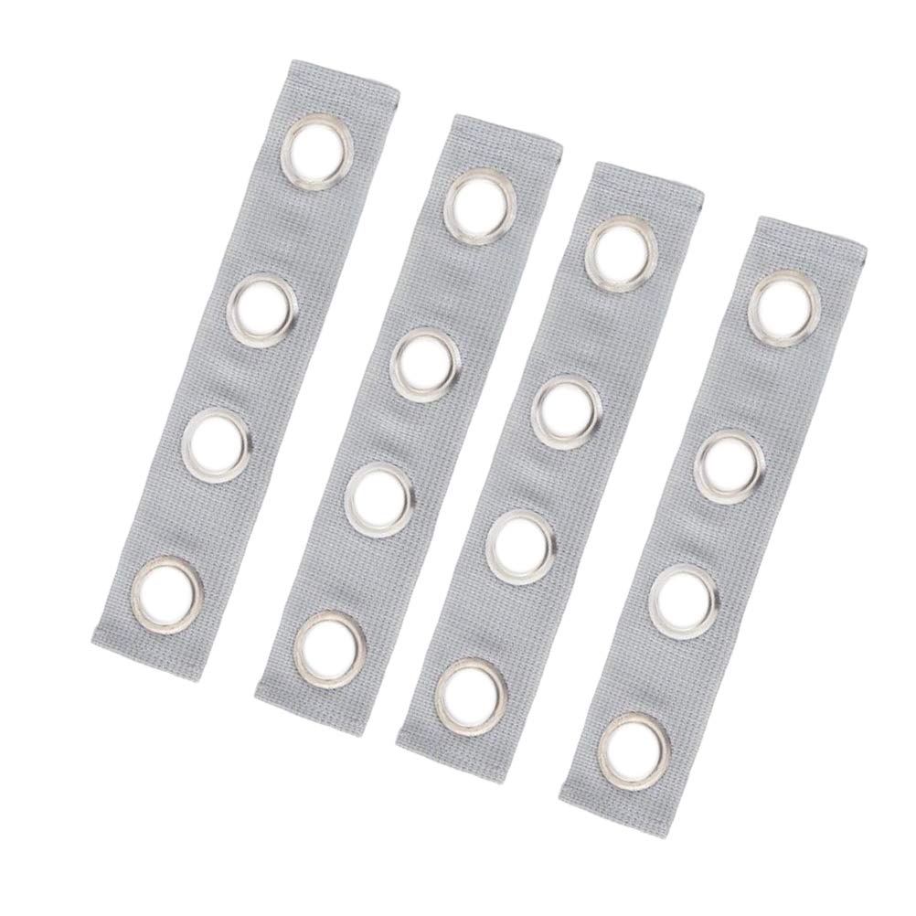 4-Pack Crab Plate Clothes Connectors - Heavy Duty Clothes Hooks with Multiple Holes for Hanging Clothes, Towels & Mini Backpacks - Perfect for Closet Organization, Laundry Room & Dorm Storage