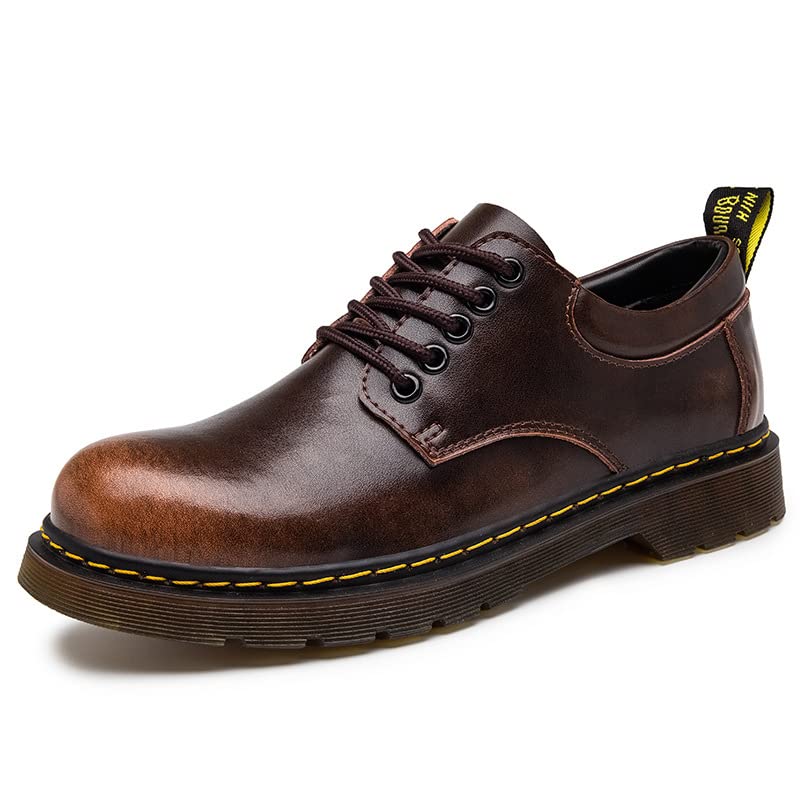 Men's Leather Oxford Dress Shoes - Classic Lace Up Business Casual Shoes for Fall & Winter | Perfect for Office, Formal Events & Daily Wear