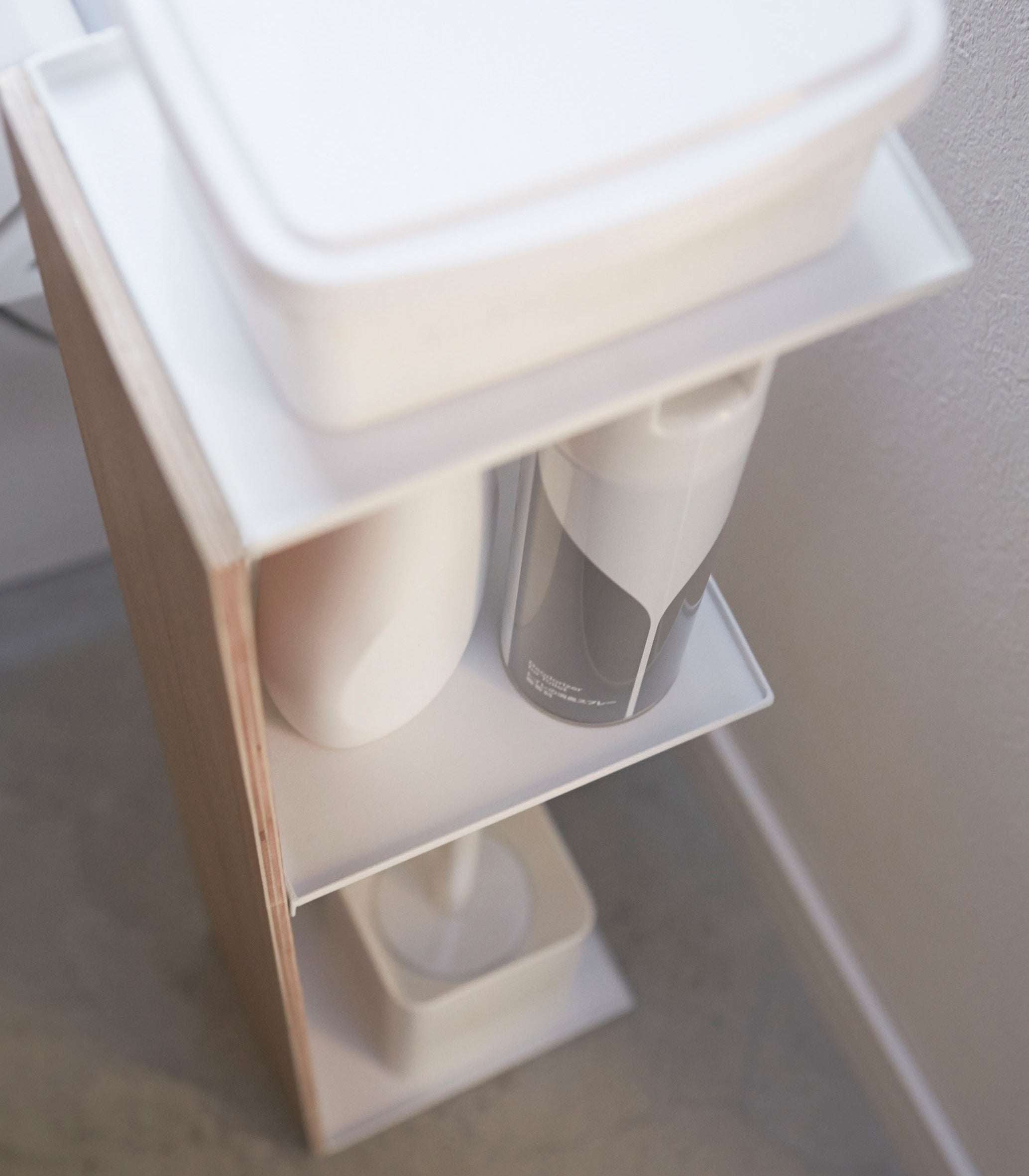 Premium Bathroom Organizer - Rustproof Steel & Natural Wood Storage Shelf for Shower, Toilet, and Vanity | Space-Saving Bathroom Storage Solution for Small Spaces