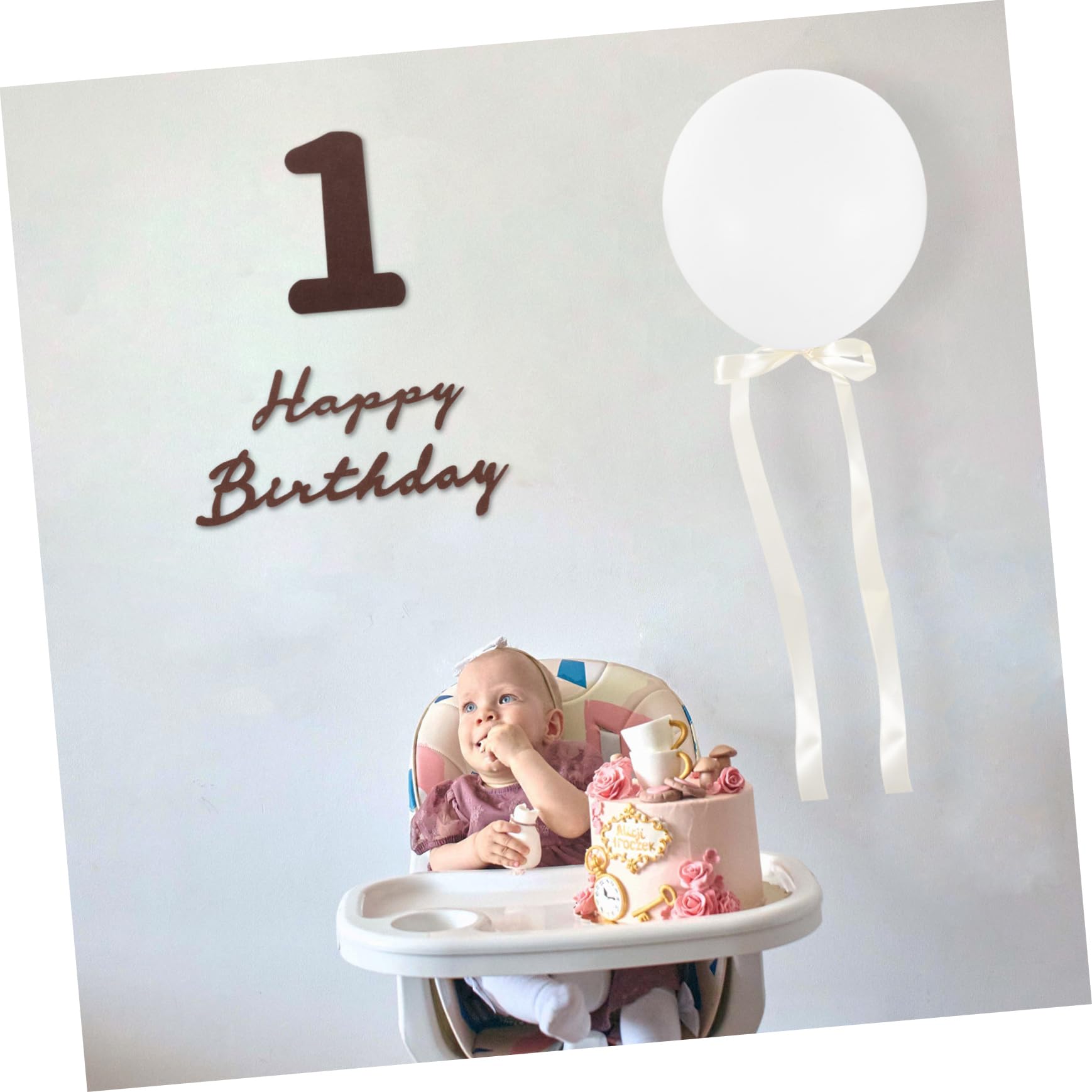 HAPINARY Unique Birthday Balloon Decorations Set - Party Supplies for Boys & Girls - Photo Backdrop Props - Perfect for Birthday Parties, Baby Showers & Celebrations