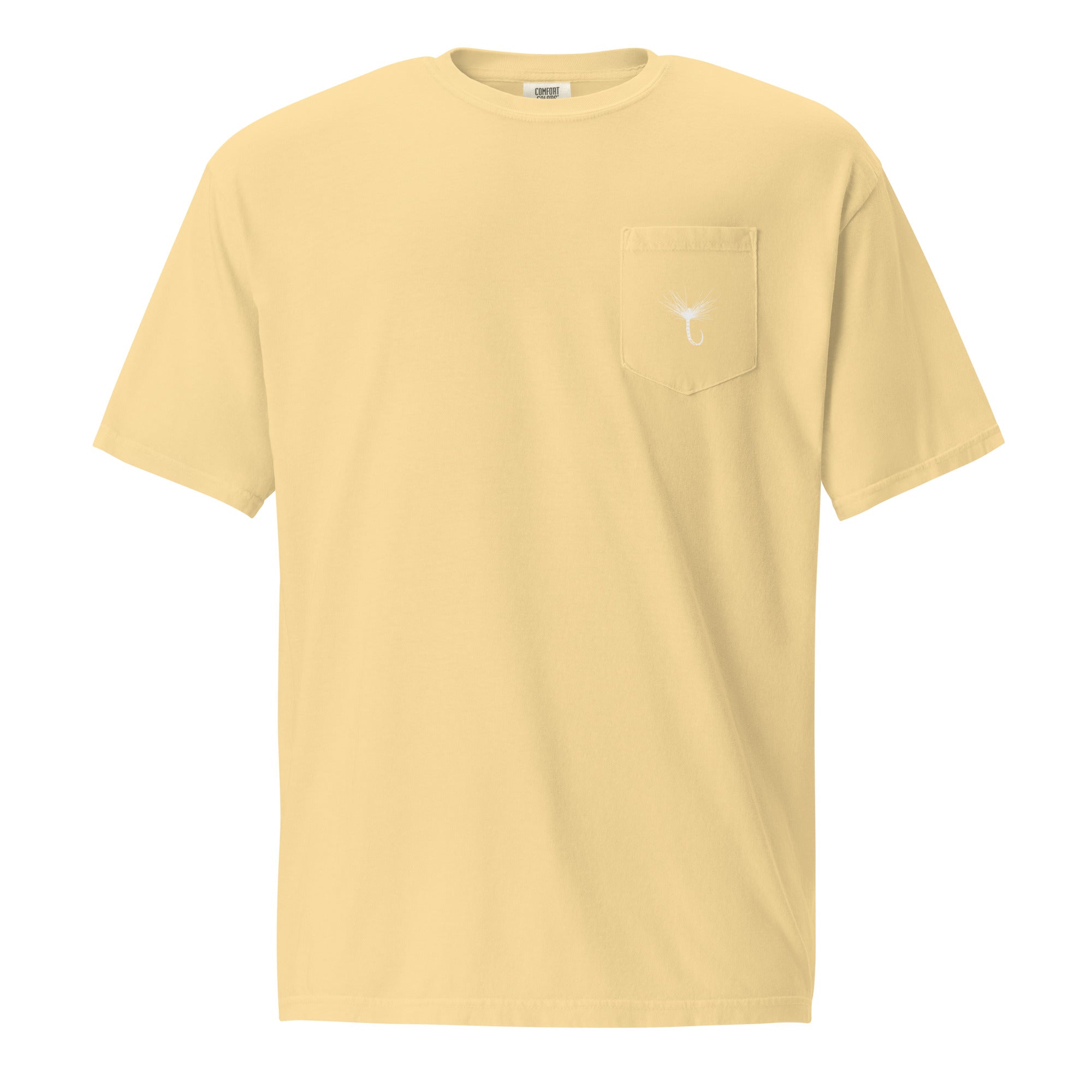 Kebari Pocket T-Shirt for Men - Soft Cotton Casual Tee with Chest Pocket - Perfect for Everyday Wear, Travel & Outdoor Activities