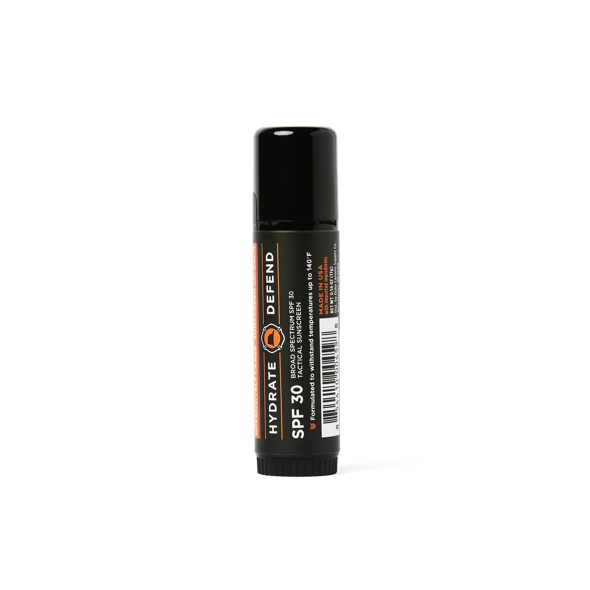 Duke Cannon Lip Balm 140 - Moisturizing & Long-Lasting Lip Care for Men - Perfect for Outdoor Activities, Hiking, and Cold Weather Protection
