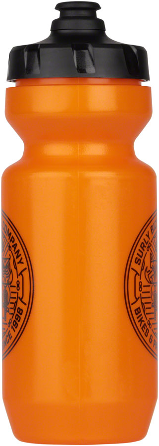 Surly Monster Squad Water Bottle - 22oz Insulated Orange Cycling Bottle for Biking, Hiking & Outdoor Adventures