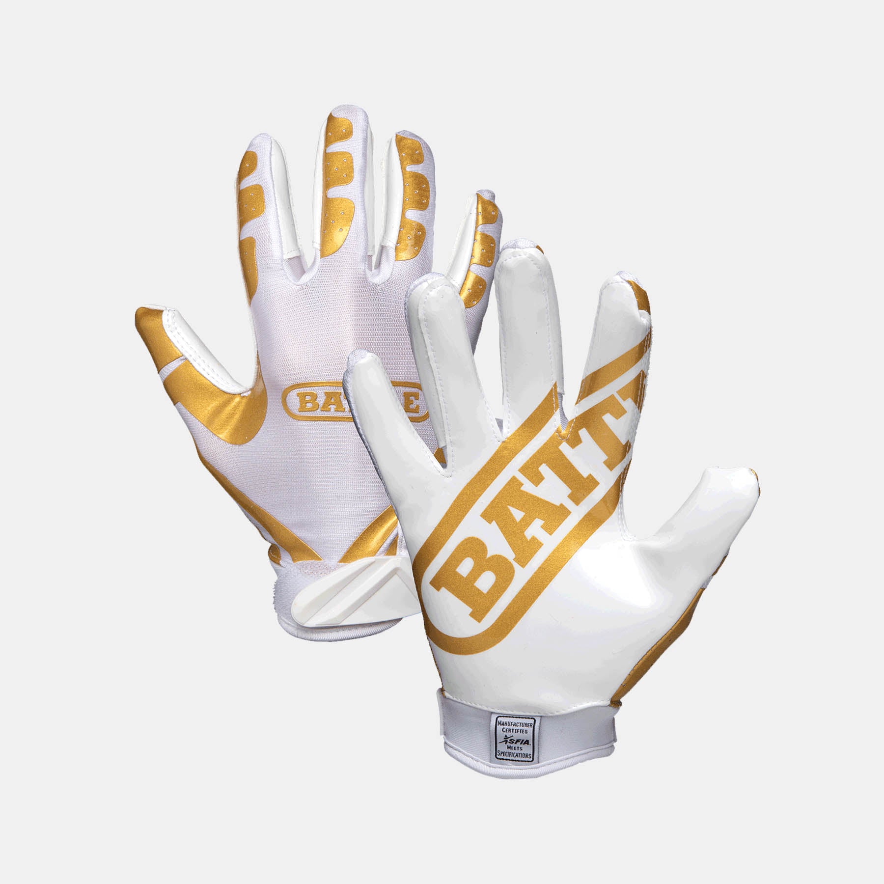 Double Threat Adult Receiver Football Gloves (932X A) - Grip & Protection for Wide Receivers & Tight Ends - Perfect for Training, Games & Competitive Play