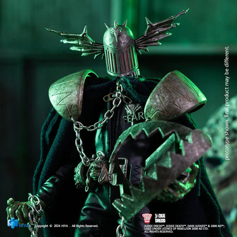 HIYA 6-Inch 1/12 Scale Judge Fear Action Figure - Premium Collectible Super Series - Perfect for Display & Dredd Universe Fans